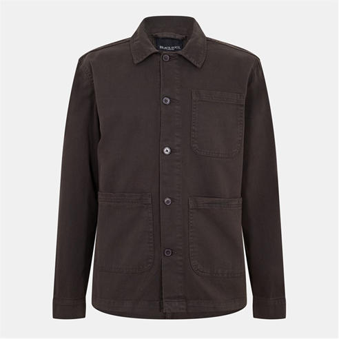 Brave Soul - Men's  Twill Cotton Long Sleeve Overshirt