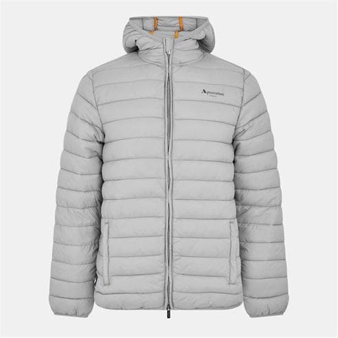 AQUASCUTUM - Men's  Hooded Hip Length Long Sleeve Medium Puffer Jacket