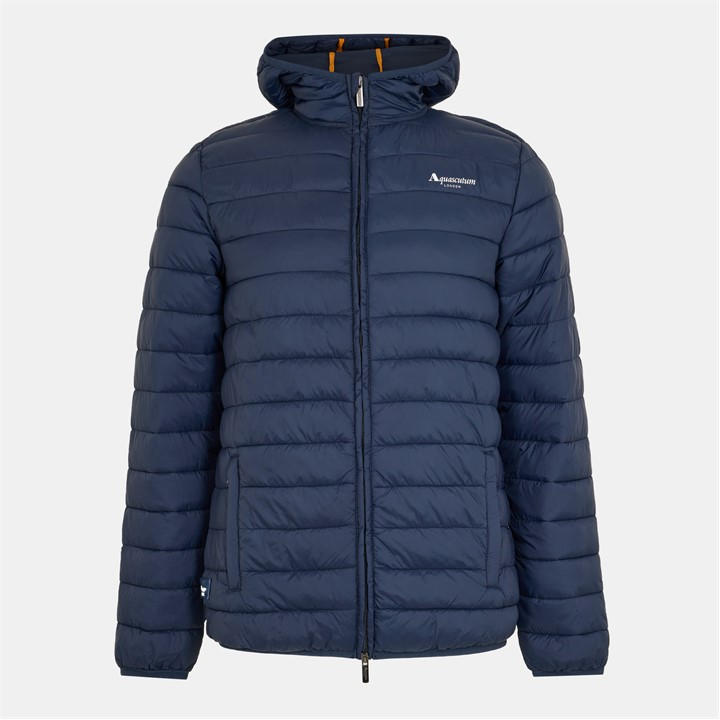 Aquascutum Men's Blue Puffer Jacket 2XL