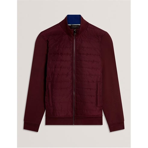 Ted Baker - Men's Long Sleeve Quilted Hybrid Jacket