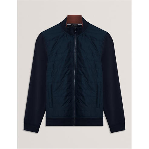 Ted Baker - Men's Long Sleeve Quilted Hybrid Jacket