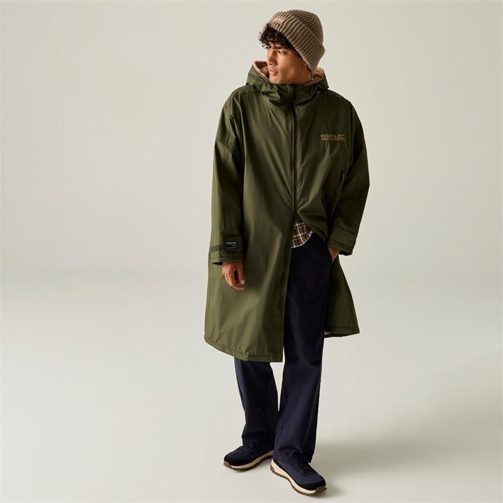 Regatta Unisex Green Waterproof Robe Adults Large