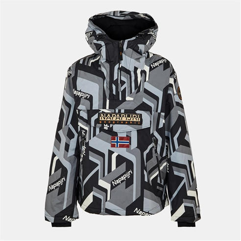 NAPAPIJRI - Men's All Over Print Weather Resistant Rain Anorak