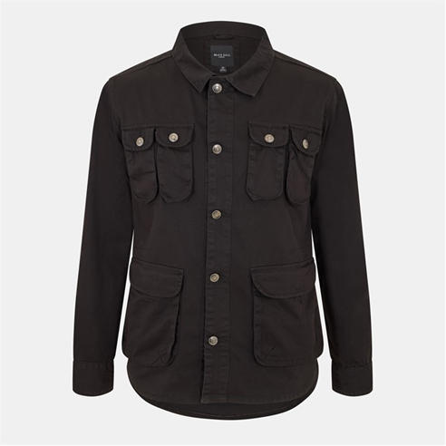 Brave Soul - Mens Lightweight Jacket with Multi Pocket Detail