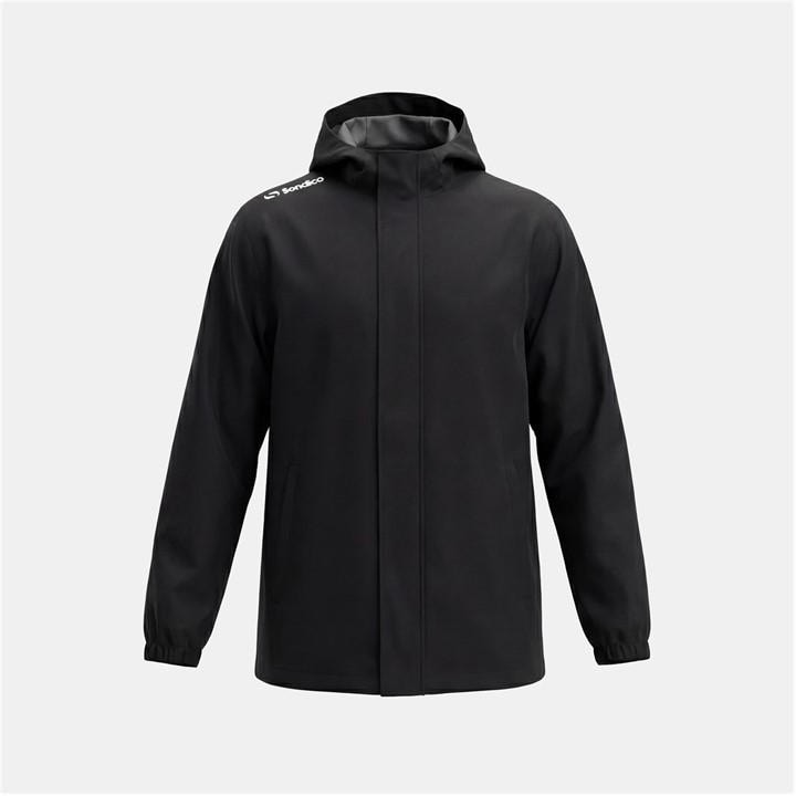 Sondico Men's Black Rain Jacket Extra Large