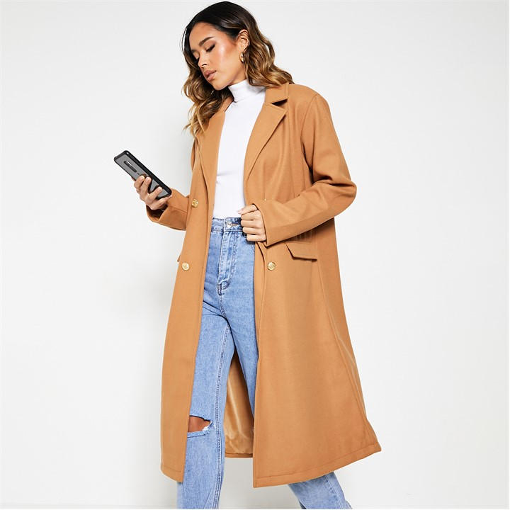 I saw it first camel coat Clearance