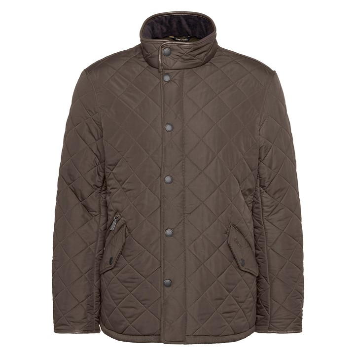 Barbour Powell Quilted Jacket In Brown