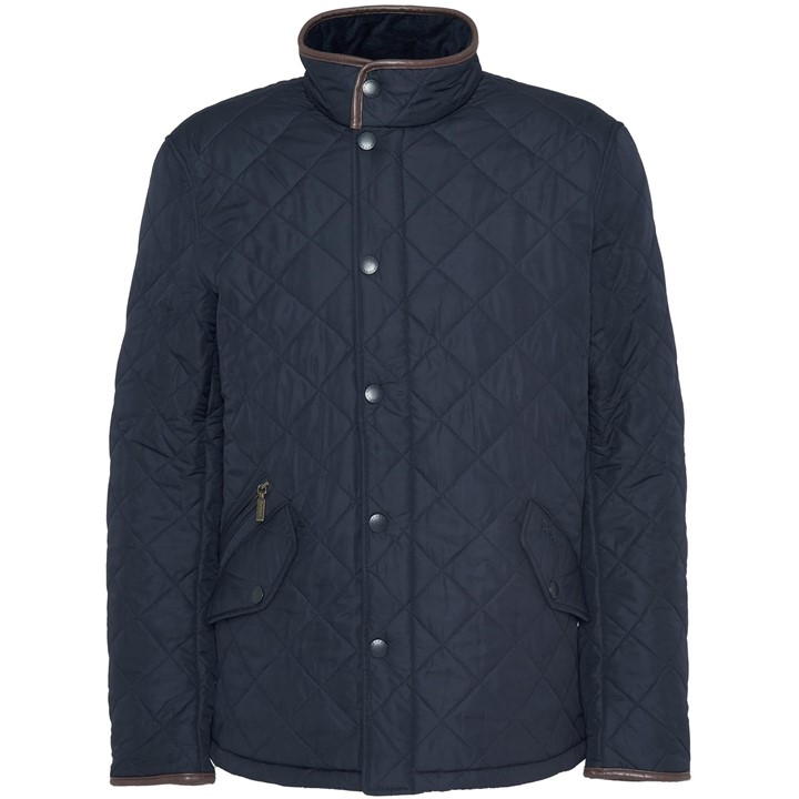 Barbour Powell Quilted Jacket In Gold