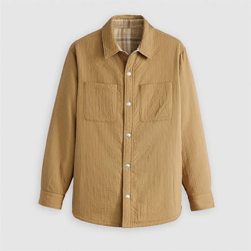 Levis - Men's Bryant Padded Reversible Green Overshirt