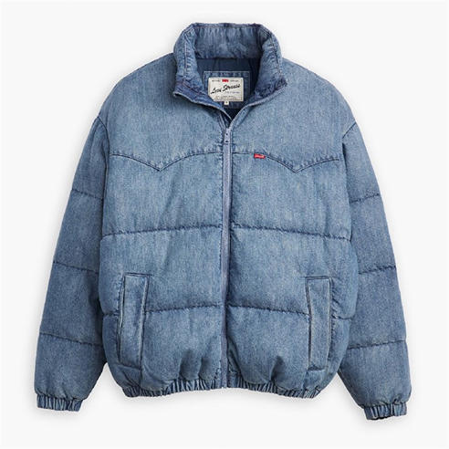 Levis - Men's Super Puffer Denim Jacket
