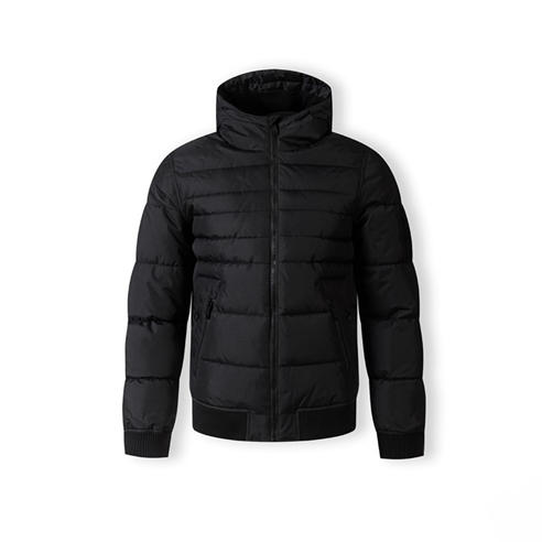 Minoti - Men padded jacket hooded black