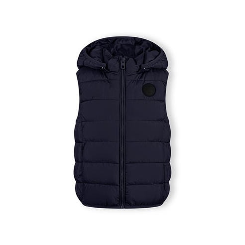 Minoti - Boys padded gilet detachable hood navy