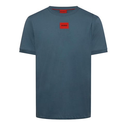 Hugo - Mens HUGO Diragolino Contemporary T-Shirt with Logo Detail