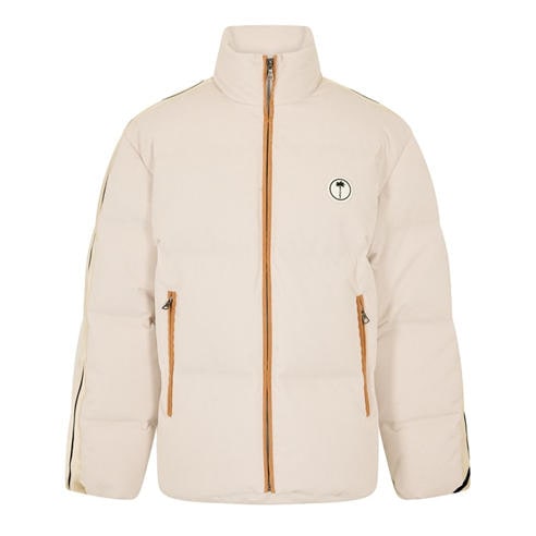 PALM ANGELS - Men's Tree Logo Corduroy Down Short Puffer Jacket