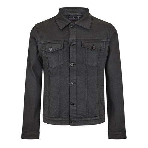 Criminal Damage - Men's Coated Denim Jacket