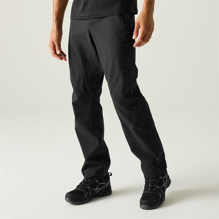 Regatta Men's Black Highton Waterproof Overtrouser 3XL