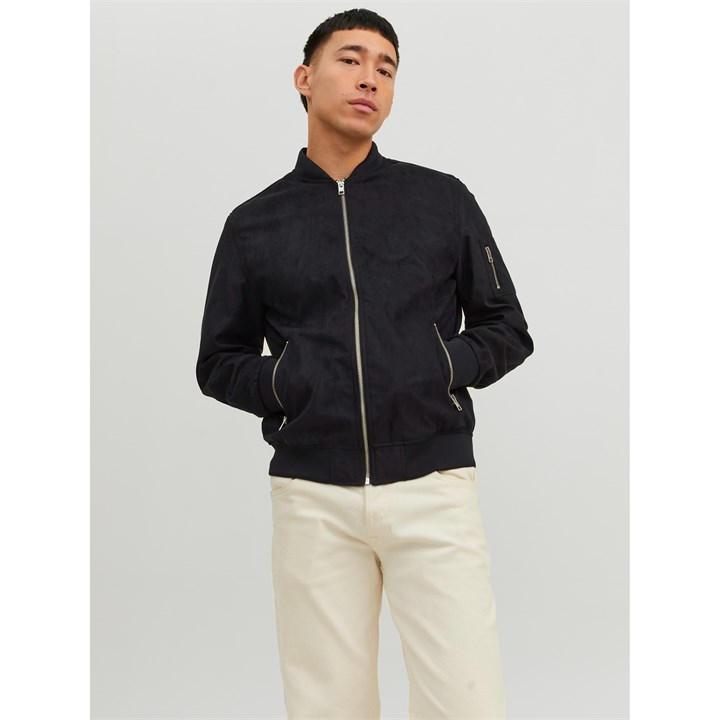 JACK & JONES FAUX SUEDE BOMBER