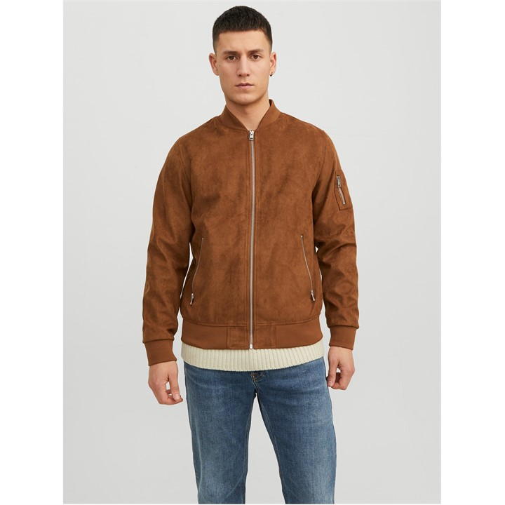 JACK & JONES FAUX SUEDE BOMBER