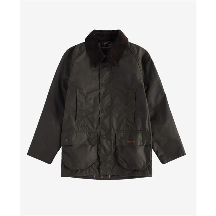 Barbour Boys Green Bedale® Waxed Jacket Size 9