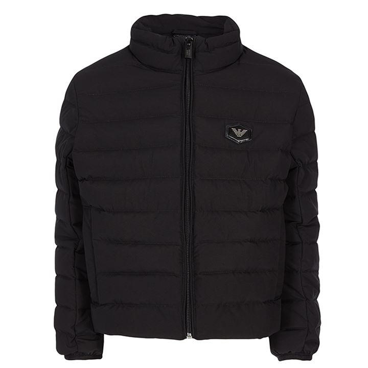 Emporio Armani Boys Black Down Padded Jacket Size 7