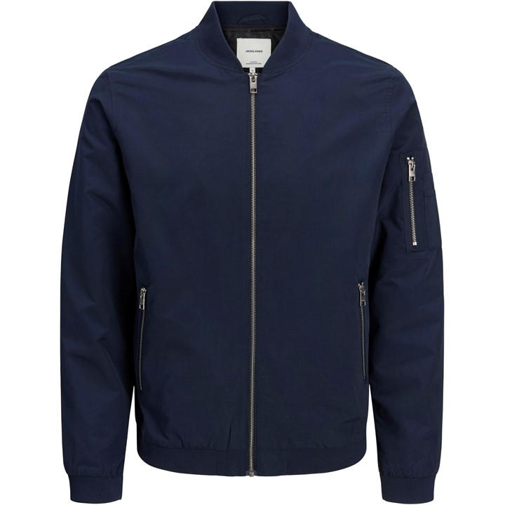 Jack And Jones Men's Blue Rush Bomber Jacket 2XL