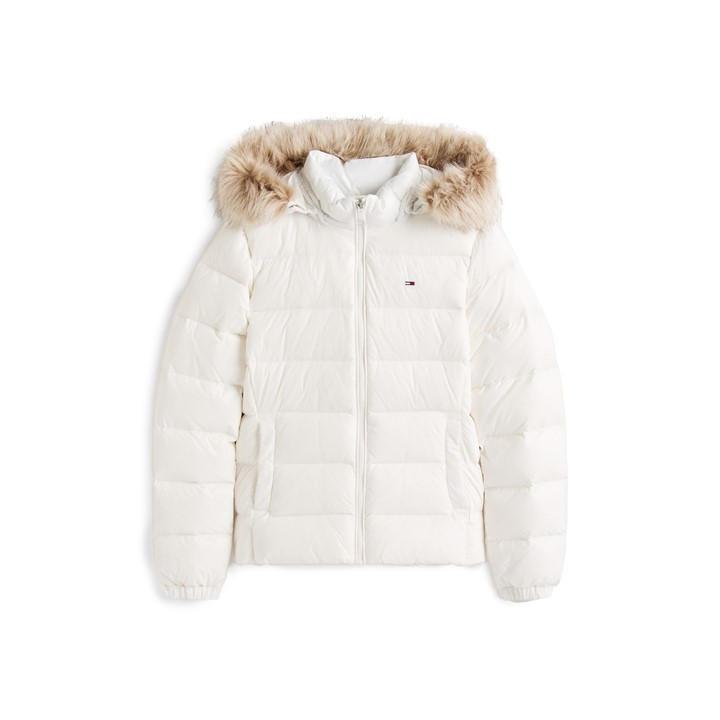 Tommy Jeans Women's Cream Essential Puffer Jacket