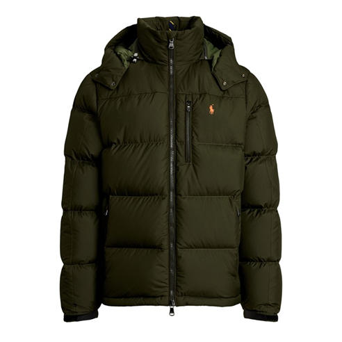 Polo Ralph Lauren - Men's El Cap Water Resistant Duck Down Detachable Hood Short Puffer Jacket