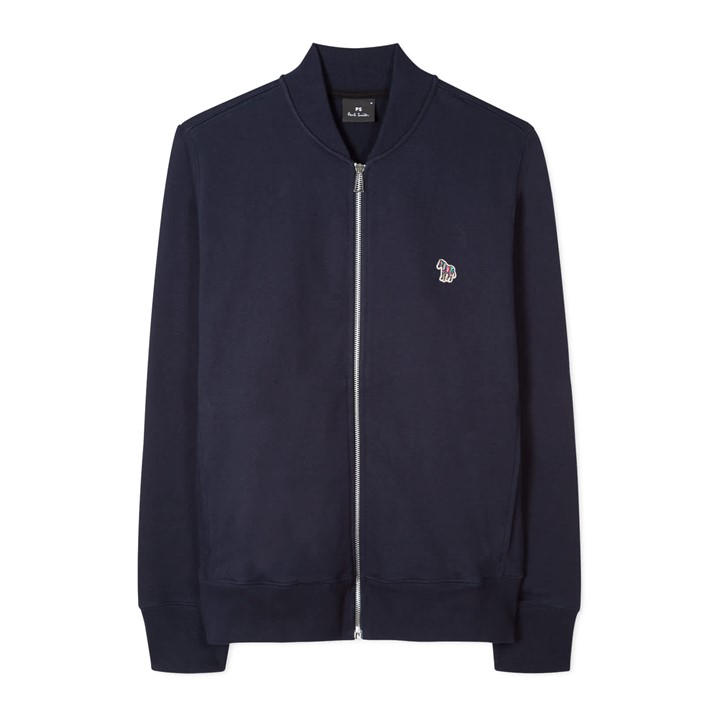 Ps Paul Smith Men's Blue Paul Smith Regular Zebra Bomber Jacket Medium