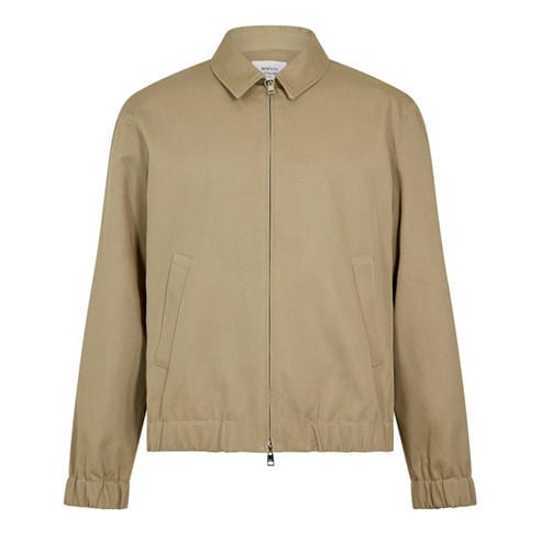 MAISON KITSUNE - Men's Elasticated Zip Blouson Harrington Jacket