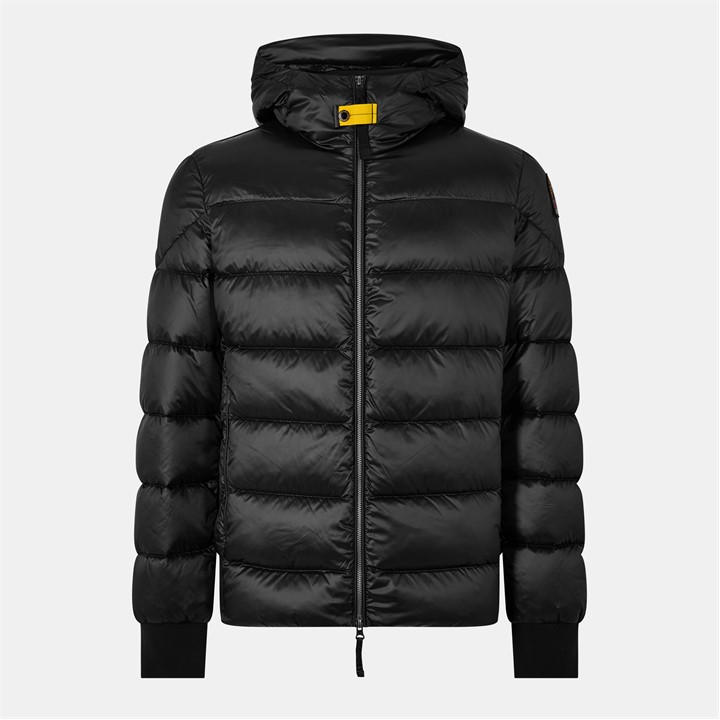 Parajumpers Men's Black Pharell Short Puffer Jacket Extra Small