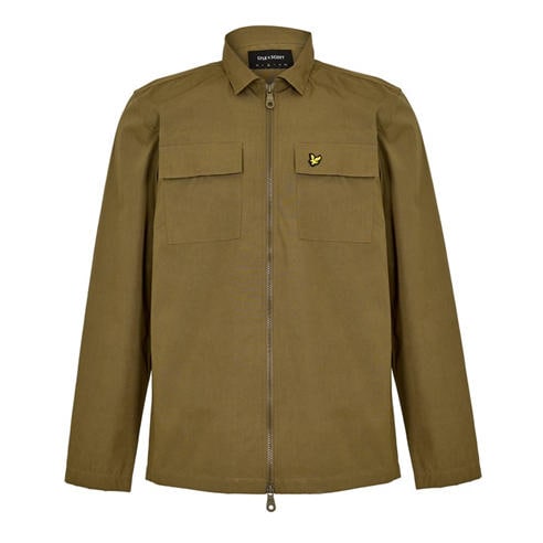 Lyle and Scott - Men's Cotton Long Sleeve Zip Overshirt
