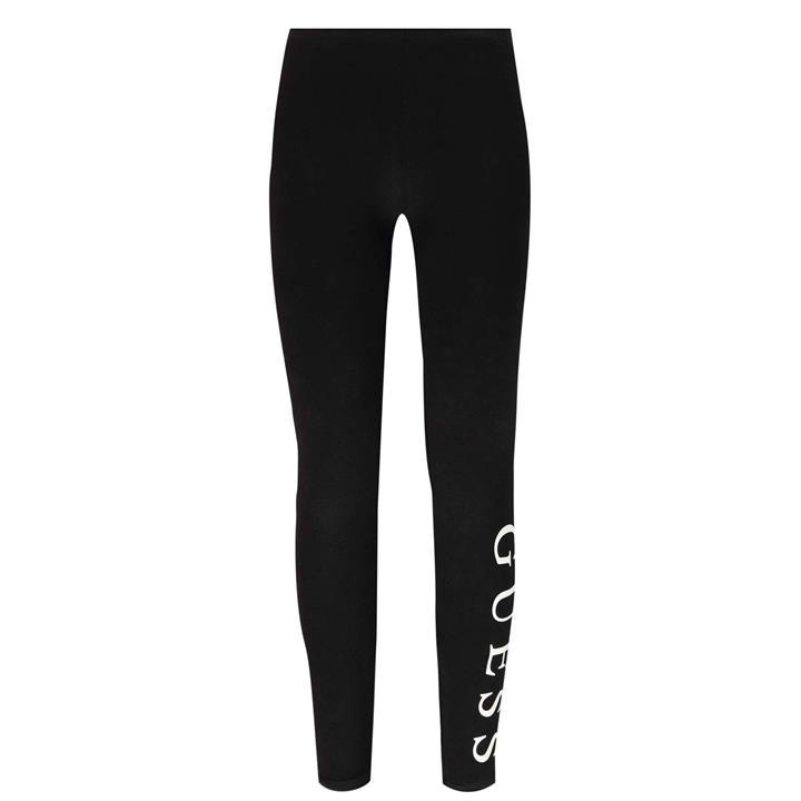 Guess Girls Black Core Leggings Size 3