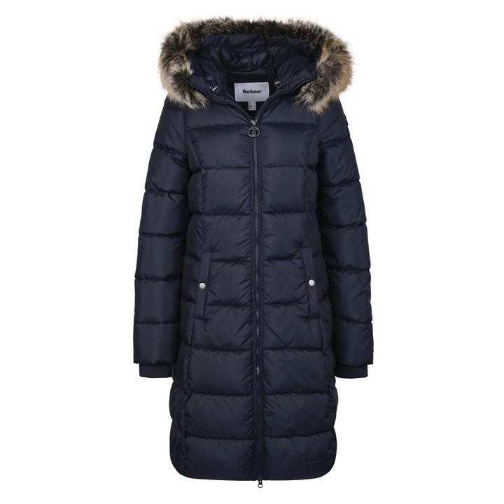 Barbour Women's Blue Rosoman Quilted Jacket
