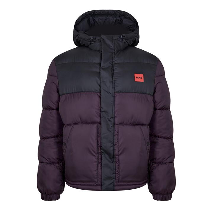 Purple 543 - Hugo - Water-Repellent Puffer Jacket