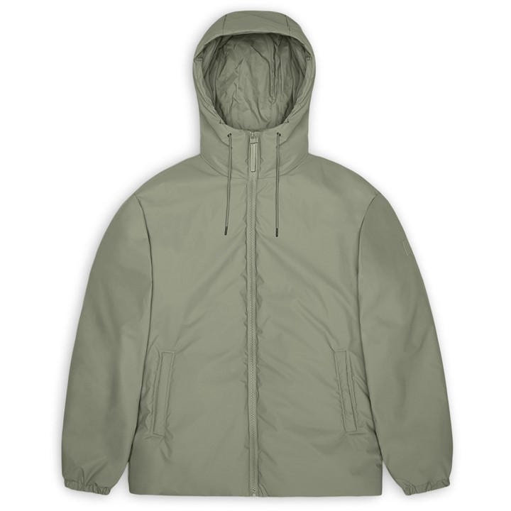 Rains Men's Grey Lohja Insulated Jacket Extra Large