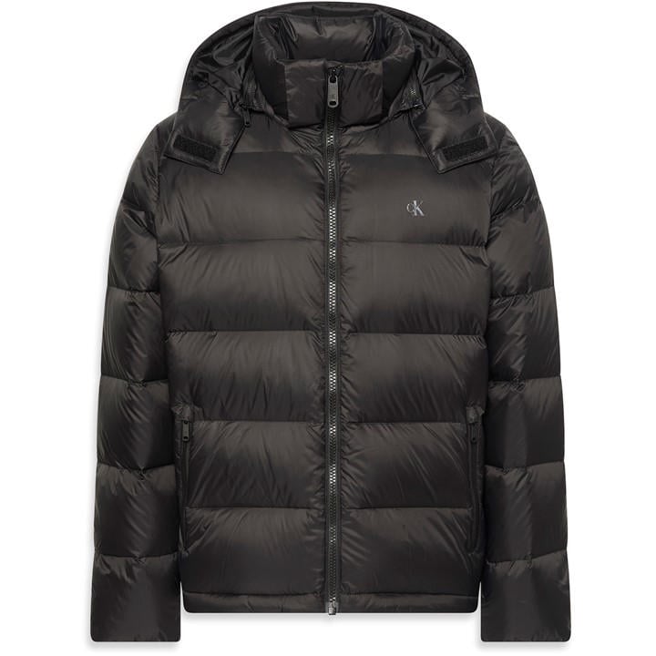 Calvin Klein Jeans Men's Black Down Puffer Jacket Large