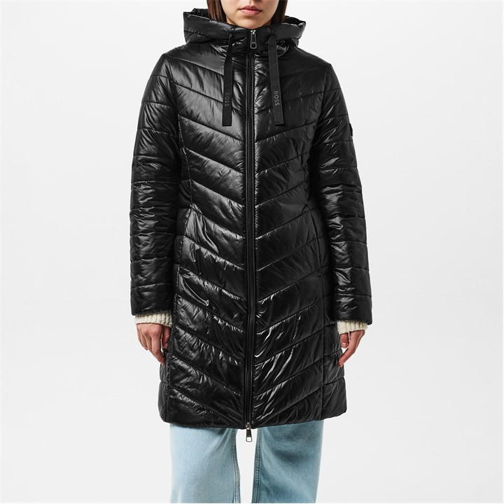HUGO BOSS WOMEN'S C_PINOLINA PFFR SHORT PUFFER JACKET