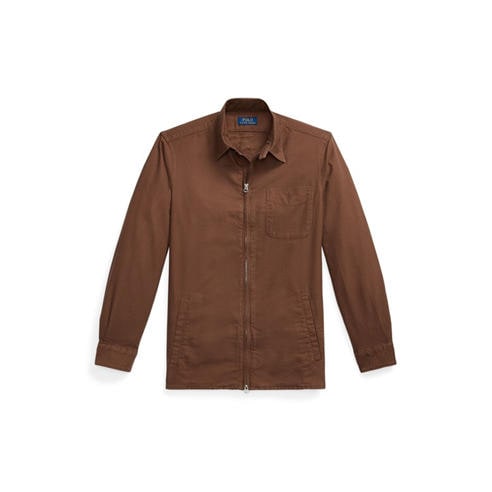 Polo Ralph Lauren - Men's Garment Dye Cotton Long Sleeve Full Zip Overshirt