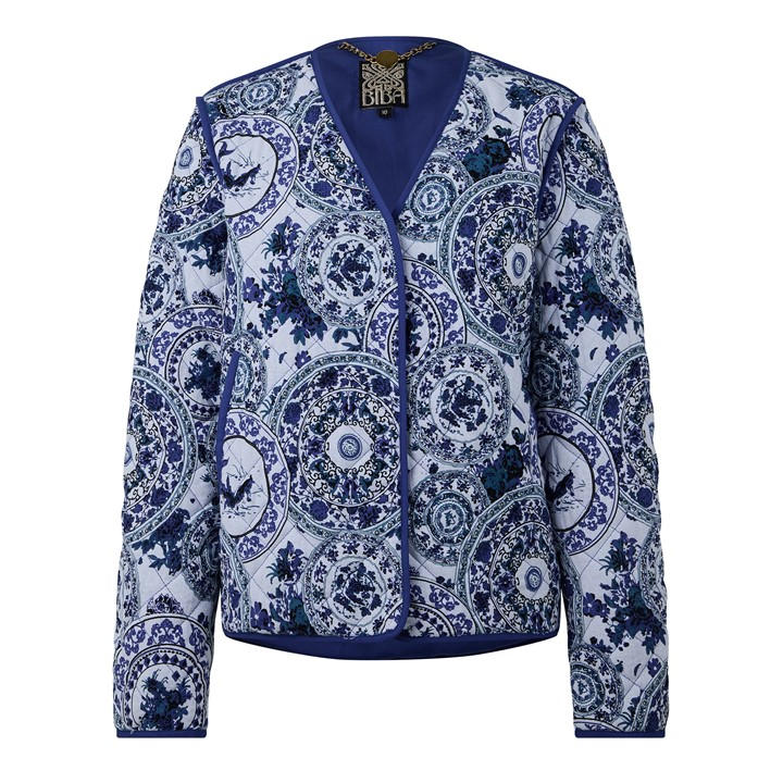 BIBA BIBA PRINTED QUILTED JACKET