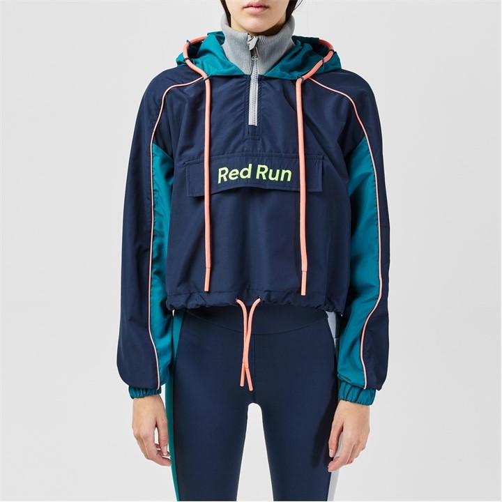 RED RUN CROPPED WINDBREAKER