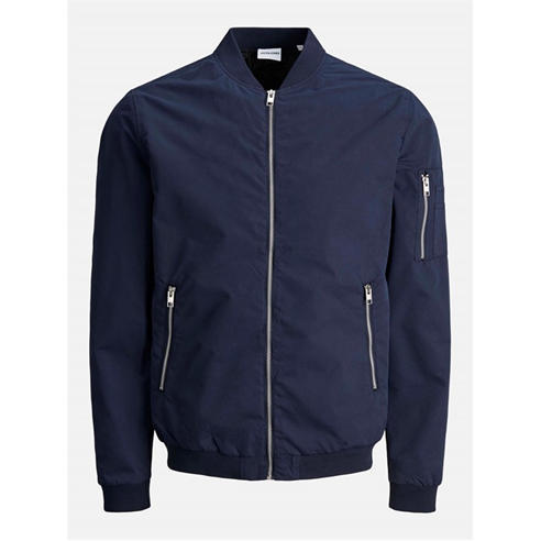 Jack and Jones - Men's Rush Plus Size Long Sleeve Bomber Jacket
