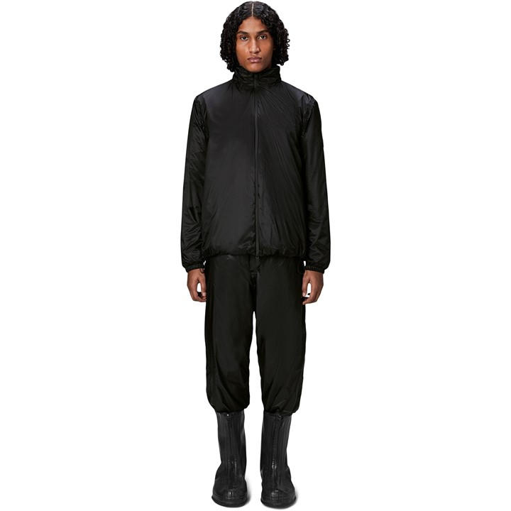 Rains Men's Black Kauto Insulated Jacket Large