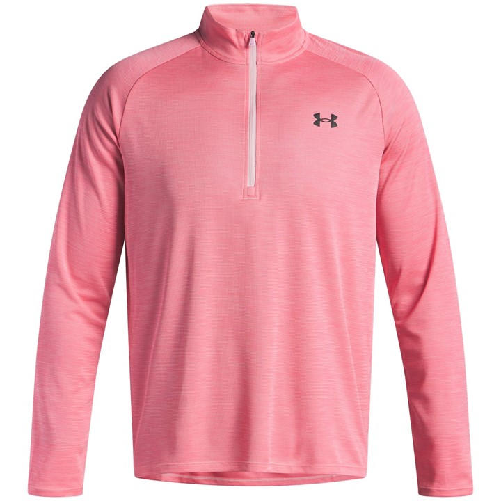 Under Armour Men's Pink Tech™ ½ Zip Long Sleeve Small