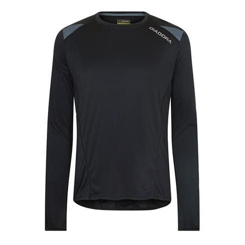 Diadora - Men's LS T-Shirt Team Long Sleeve Performance Gym Top