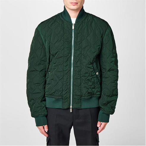 BURBERRY - Men's Quilted Long Sleeve Zip Quilted Jacket