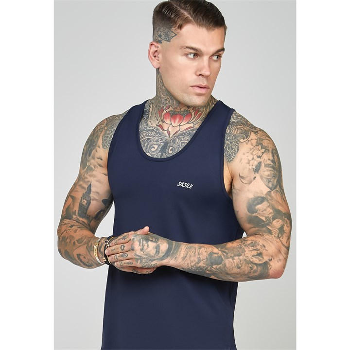 SikSilk Musc F Vest Sn99 Muscle Vests House of Fraser
