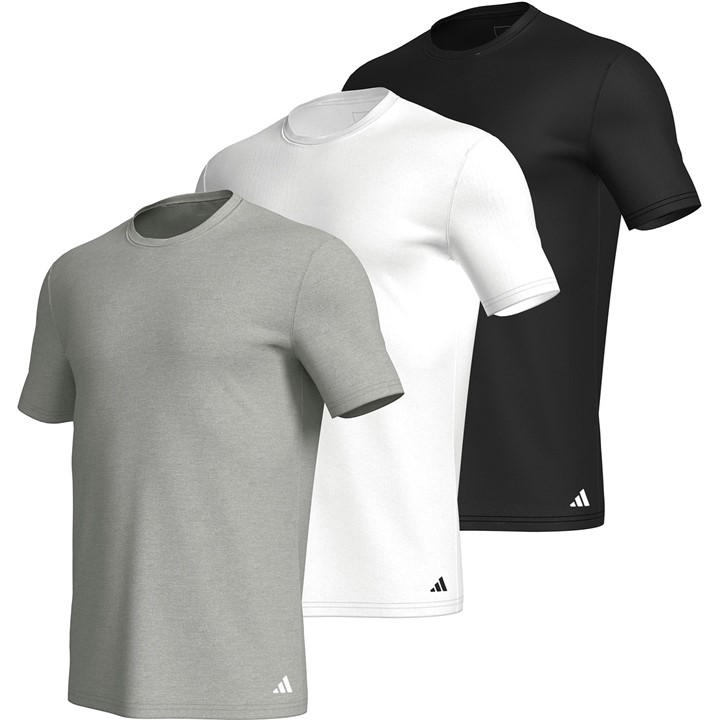 Adidas Men's Multi 3Pk T-Shirts Small