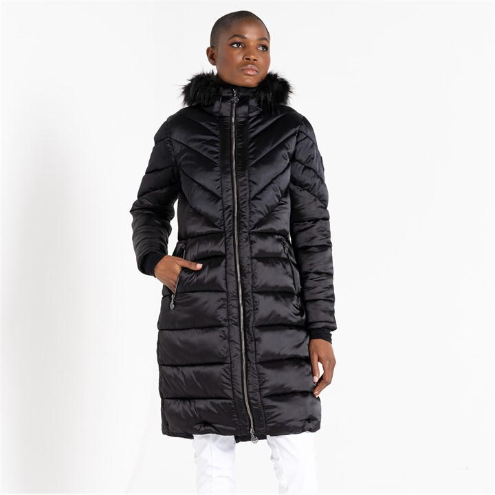 DARE 2B SUPRESSION LONGLINE INSULATED PADDED JACKET QUILTED WOMENS