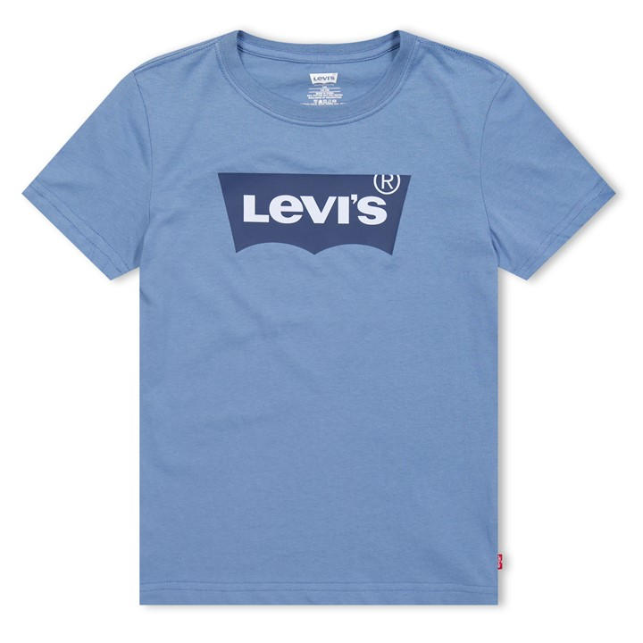 Levis Boys Blue Logo Tee Juniors