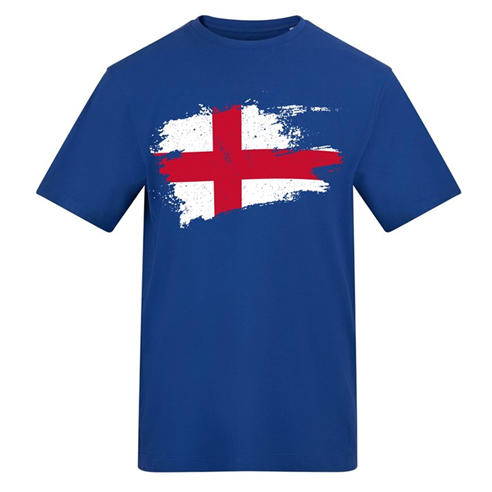AWD - Printed Adult Football England Flag Tee